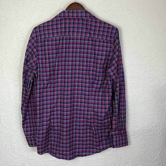 Eton Of Sweden Contemporary Fit Plaid Dress Shirt - Picture 2 of 8